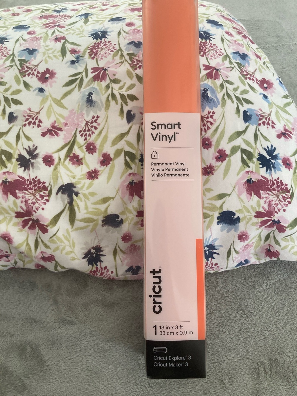 Cricut orange smart vinyl